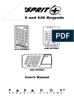 616, 636 and 646 Keypads: User's Manual