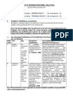 Banker Tech Faculty in INSTITUTE OF BANKING PERSONNEL SELECTION