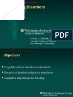 Bleeding Disorders: Morey A. Blinder, M.D