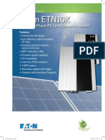 ETN10K 10kW 3-Phase PV Grid Connect Inverter Flyer PA en 6 2012