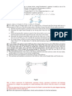 EMG 2014 Mechanics of Machines II July 2014 Class Work