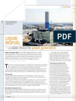 Liquid Biofuel - A Viable Choice For Power Generation PDF