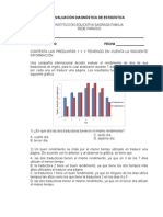 Evaluación Diagnóstica de Estadística