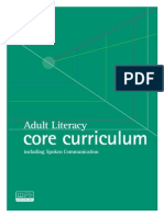 Adult Literacy Core Curriculum