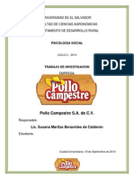 Psicologia Pollo Campestre