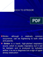 Approch To Stridor