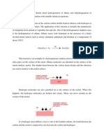 The Hydrogenation of Alkenes