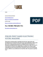 Finger Print Based Electronic Voting Machine