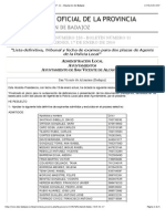 B.O.P. de Badajoz - Anuncio 00220:2014 Del Boletín Nº. 11 - Diputación de Badajoz