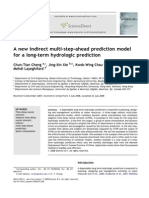 A New Indirect Multi-Step-Ahead Prediction Model For A Long-Term Hydrologic Prediction