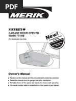 Merik Garage Door Opener 711MB