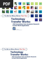 Technology Transfer Works - 100 Innovations From Academic Research To Real-World Applications, 2007