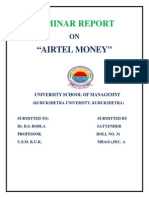 Seminar Report Final On Airtel Money