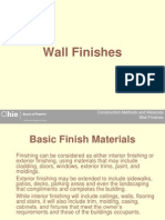 Wall Finishes