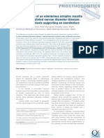 6 - Rehabilitation of An Edentulous Atrophic Maxilla With Four Unsplinted Narrow Diameter Titaniumzirconium Implants Supporting An Overdenture