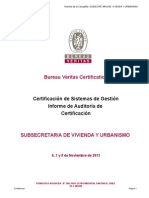 Informe Auditoria de Certificación Bureau Veritas