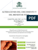 Alteraciones Del Crecimiento y Del Bienestar Fetal