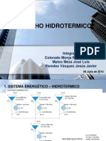 Tarea 6 Despacho Hidrotermico