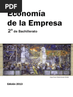 Economia de La Empresa 2º de Bachillerato 2013 PDF