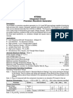 NTE864 Integrated Circuit Precision Waveform Generator: Description