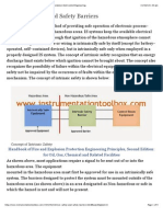 Intrinsic Safety and Safety Barriers Learning Instrumentation and Control Engineering