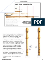 Cifra Melódica - Flauta Doce