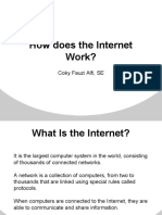 How Does The Internet Work?: Coky Fauzi Alfi, SE