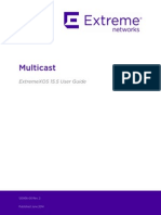 Multi Cast Configuration Extreme Switch