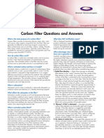 Carbon Filter Questions and Answers: Technical Brief