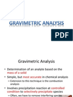 Gravimetric Analysis