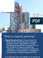 Capacity Planning Framework