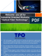 FIBER OPTICS Workshop Brouchure