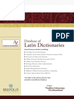 Database of Latin Dictionaries