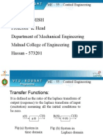 Transfer Function (Control Engg)