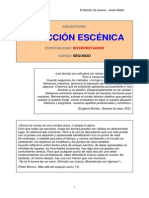 Tema 1. El Director de Escena - Interpretación