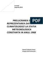 Proiect Climatologie