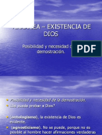 Existencia de Dios Posibilidad, Necesidad..