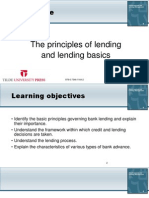 Chapter One: The Principles of Lending and Lending Basics