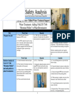 Job Safety Analysis For Chilling Plant