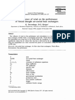 The Influence of Wind On The Performance of Forced Draught Air-Cooled Heat Exchangers