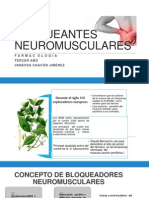 Bloqueantes Neuromusculares