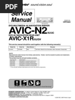 Pioneer - Avic n1 - Avic x1r crt3423