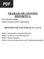 Trabajo Resumen Gestion Deportiva Temas 1,2,3,4.francisco Javier Carpio Pineda