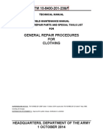 TM 10-8400-201-23&p General Repair Procedures For Clothing Oct. 2014