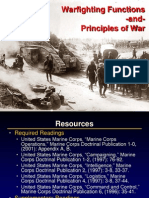 Warfighting Functions and Principles of War (1800, 13 JUL 09)