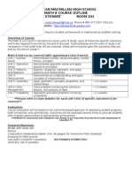 Math 8 Course Outline 2014 v2