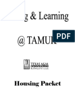 WWW - Tamuk.edu Housing Housing-Files Housing Packet