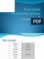 Past Simple - Prepositions of Time