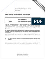 MARK SCHEME For The June 2005 Question Paper