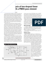 Stability Analysis of Low-Dropout Linear Regulators With A PMOS Pass Element